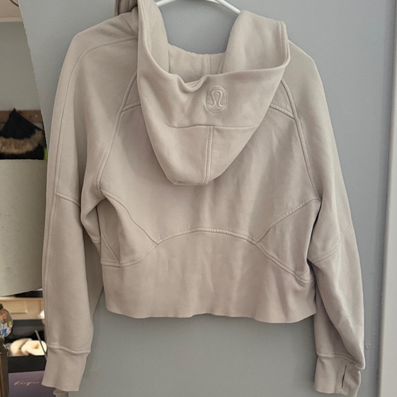 Lululemon Athletica Cream Hooded Jacket - Picture 2 of 3